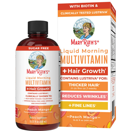 Mary Ruth's Multivitaminico Peach Mango, 450ml