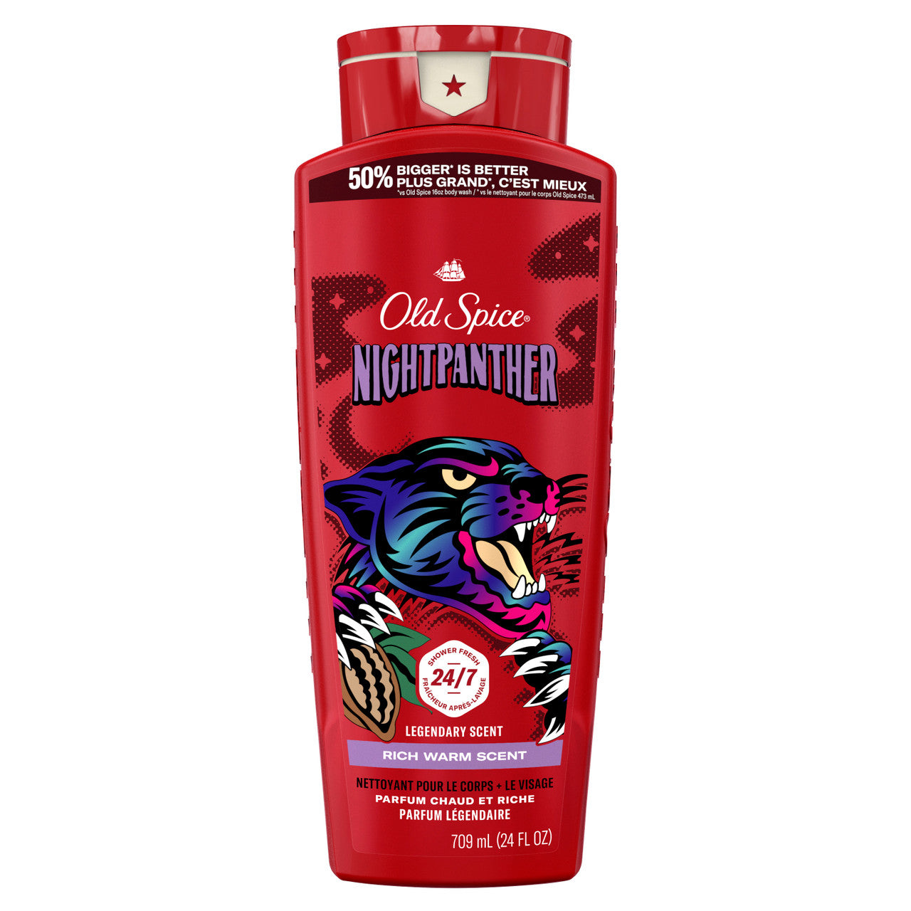 Old Spice Body Wash For Men, 24/7 Shower Clean 24oz