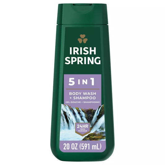 5 in 1 Body Wash Irish Spring, 20oz