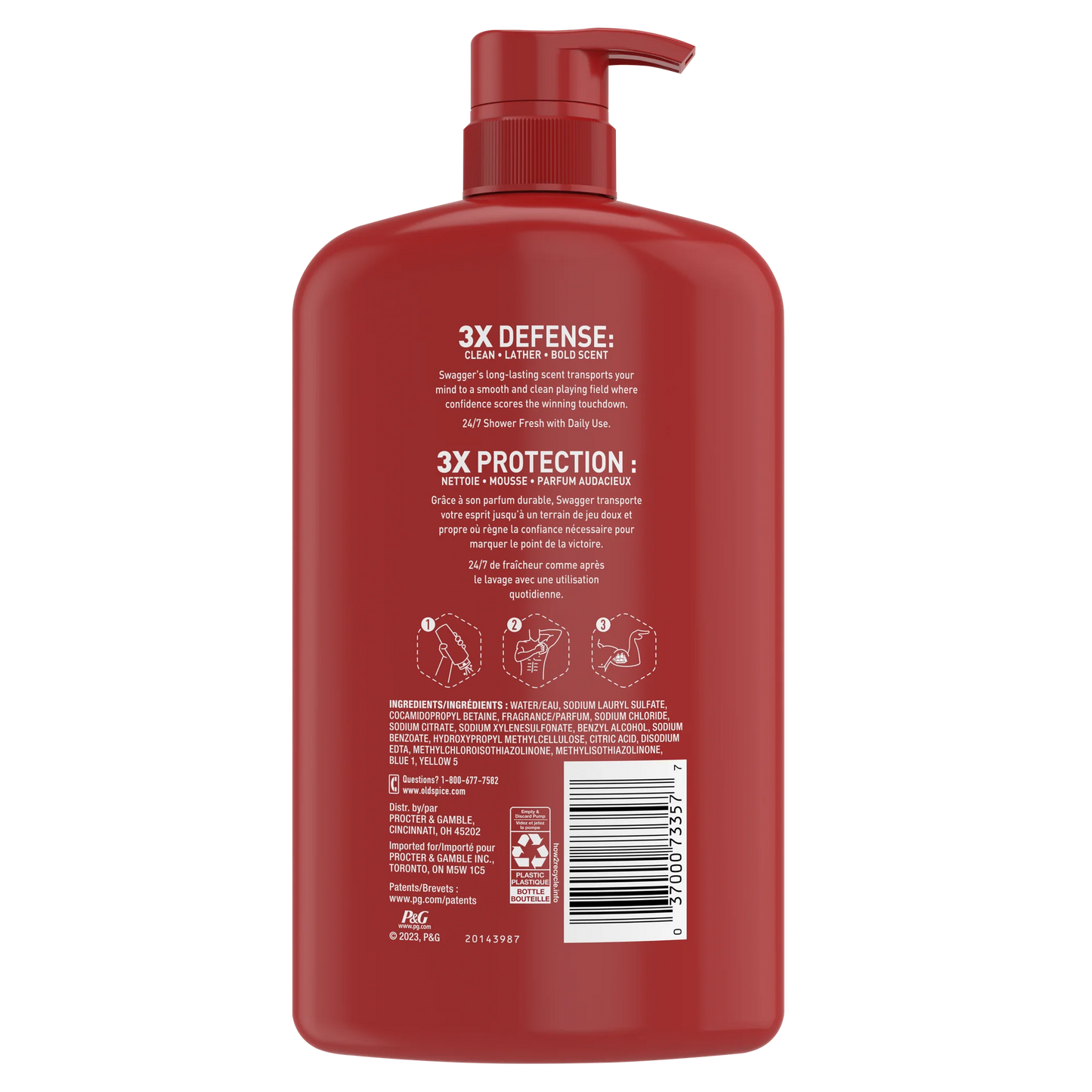 Old Spice Swagger Body Wash, 33.4oz