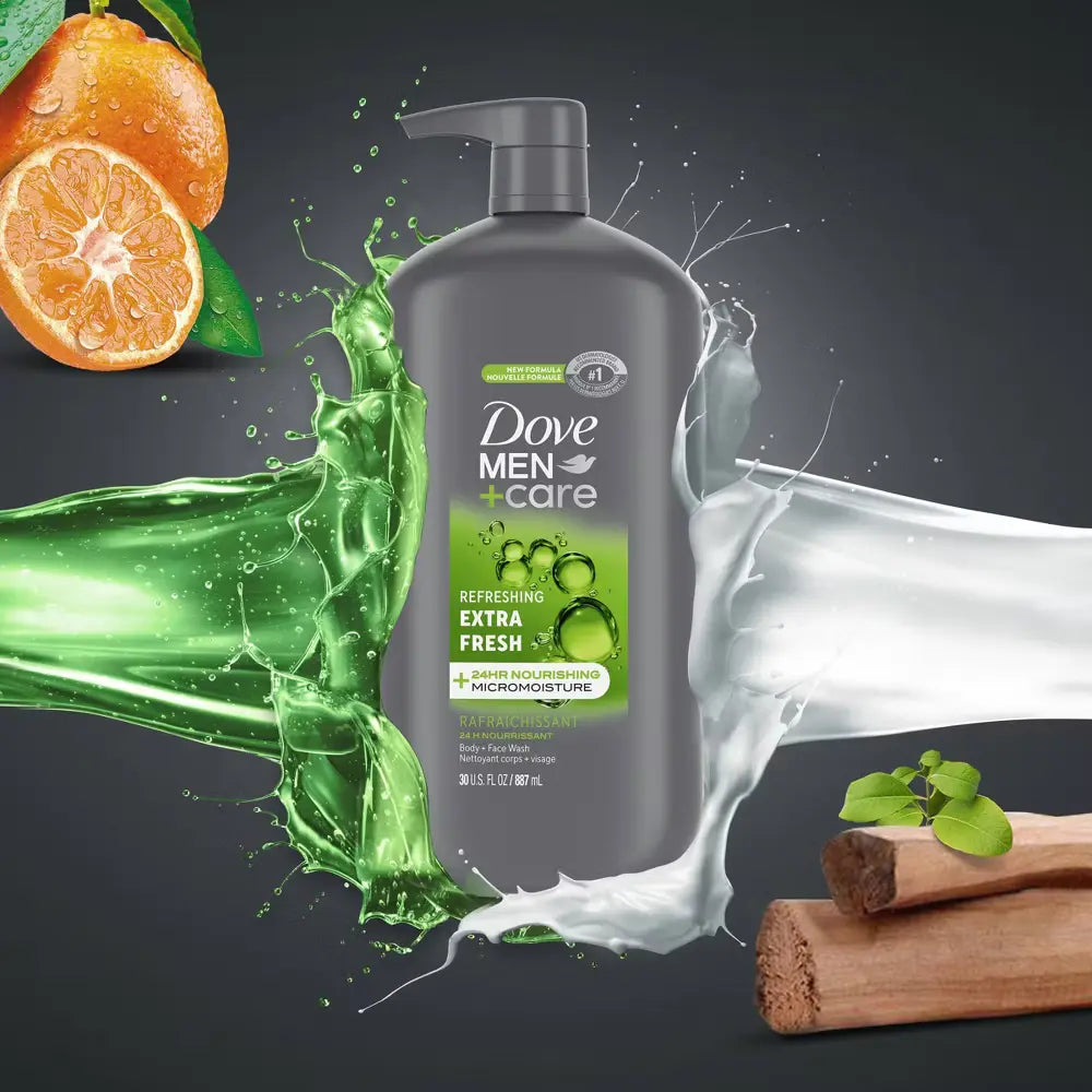 Dove Men+Care Extra Fresh Body Wash, 30 fl oz