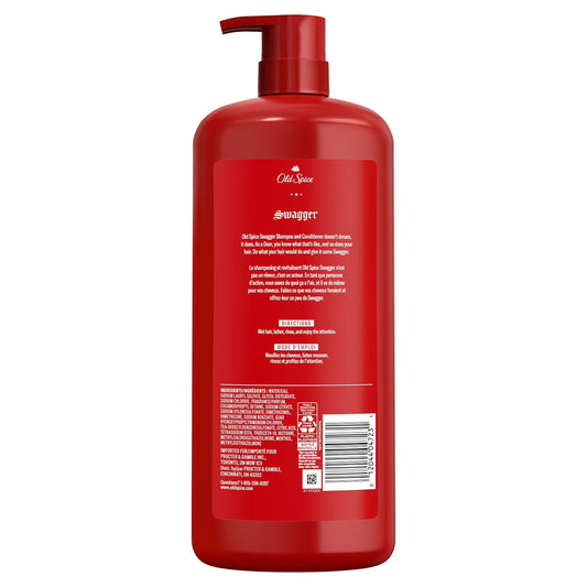 Old Spice Swagger 2-en-1 Shampoo y Acondicionador, 39.9 fl. oz.